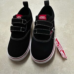 Vans child size 9 black sneakers NWT shoes kids